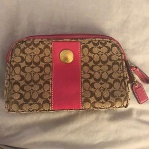 Coach cosmetic bag